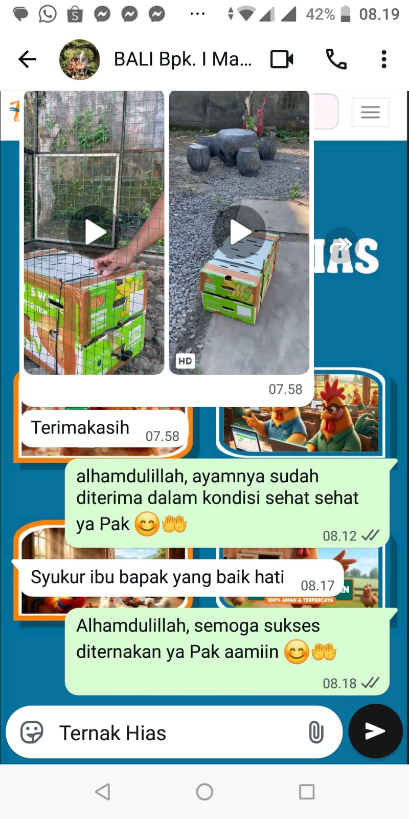 Testimoni Pelanggan Ternakhias