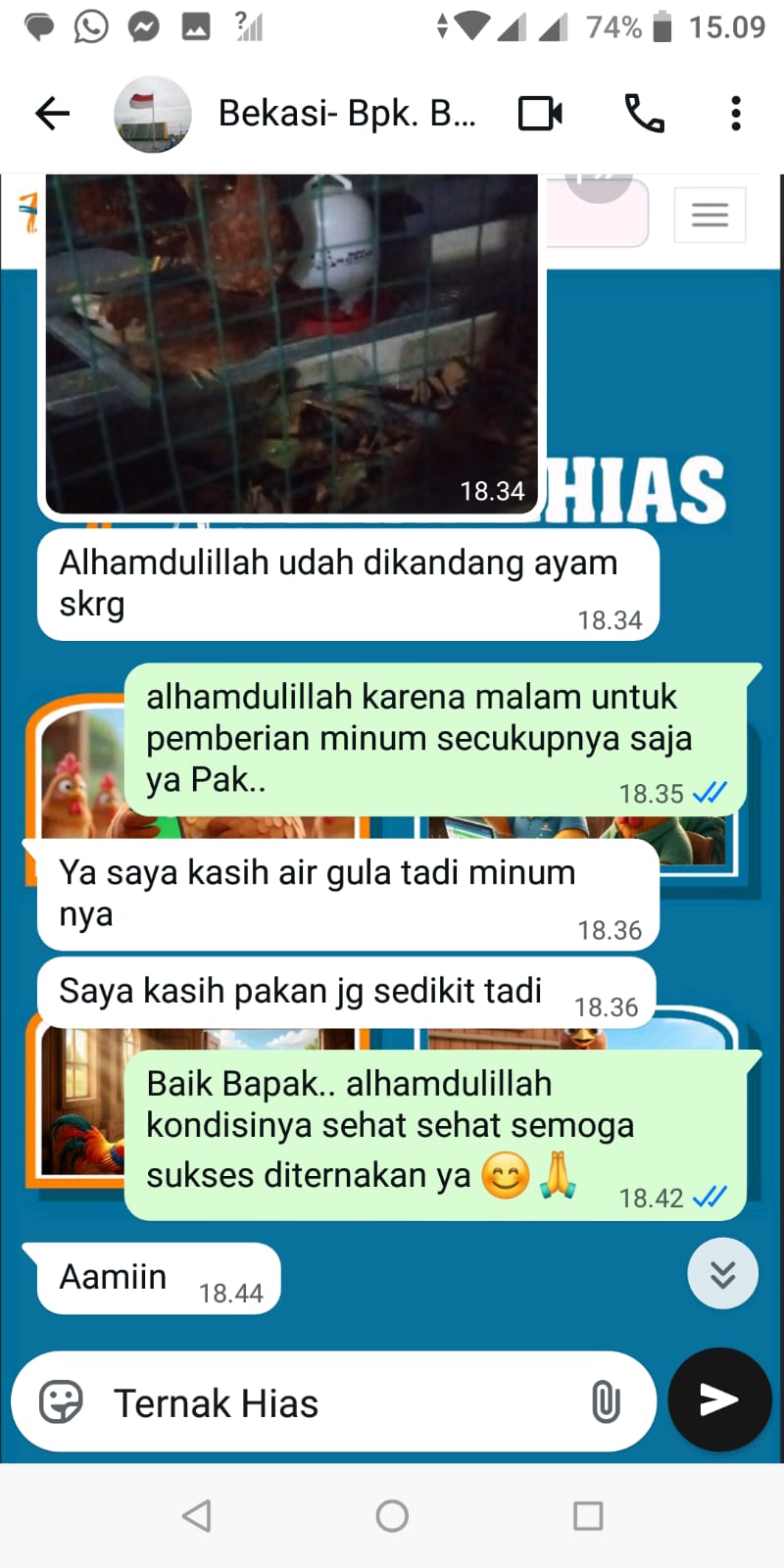 Testimoni Pelanggan Ternakhias