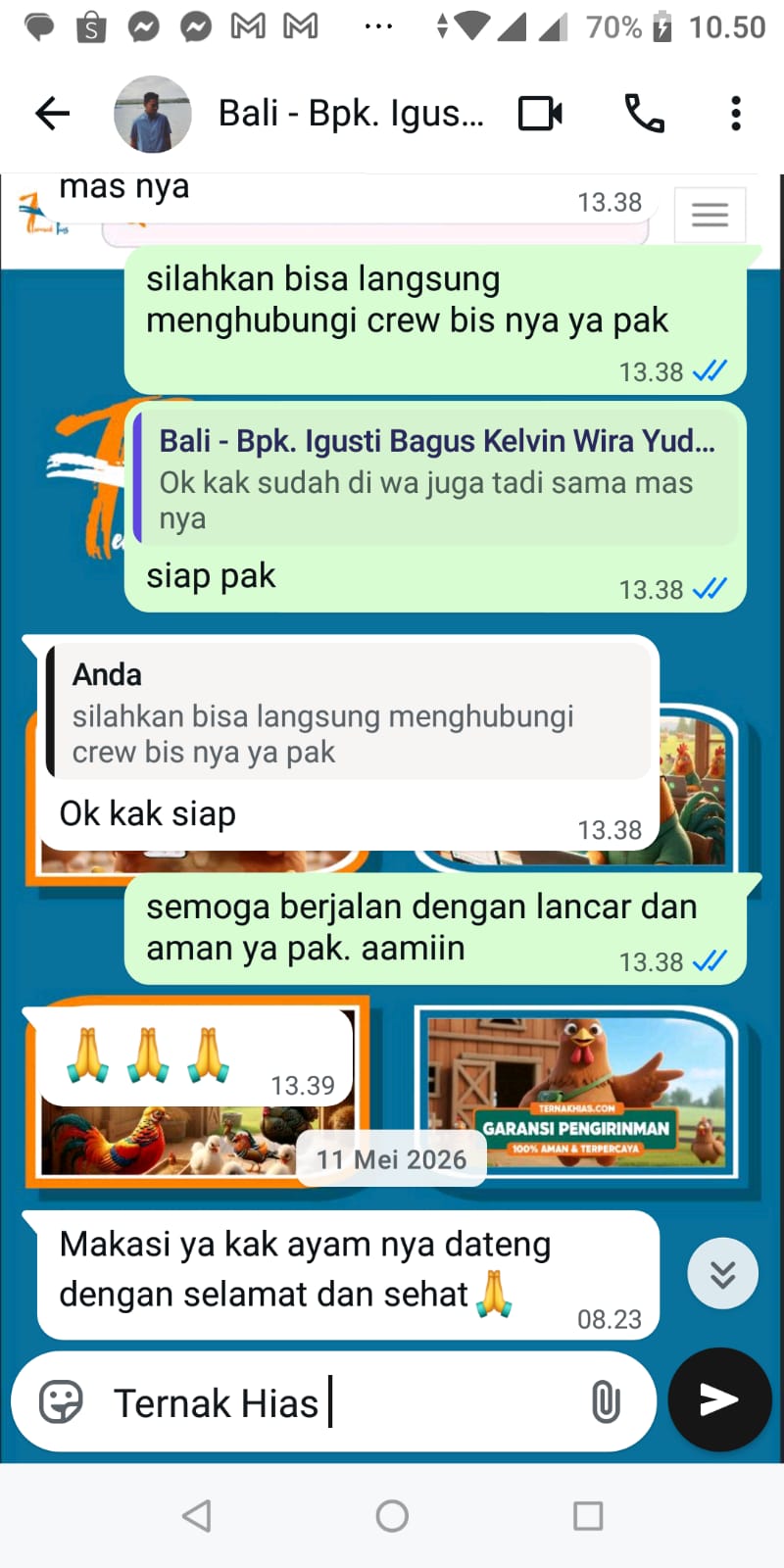 Testimoni Pelanggan Ternakhias