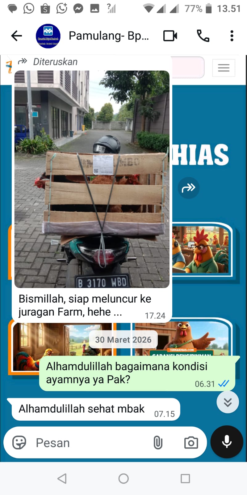 Testimoni Pelanggan Ternakhias