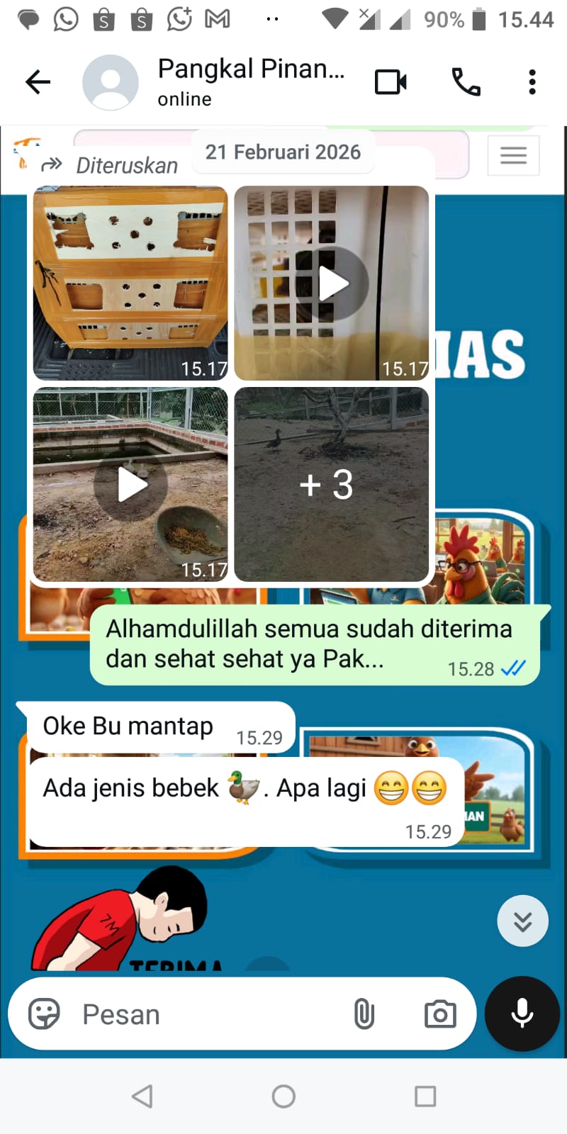 Testimoni Pelanggan Ternakhias