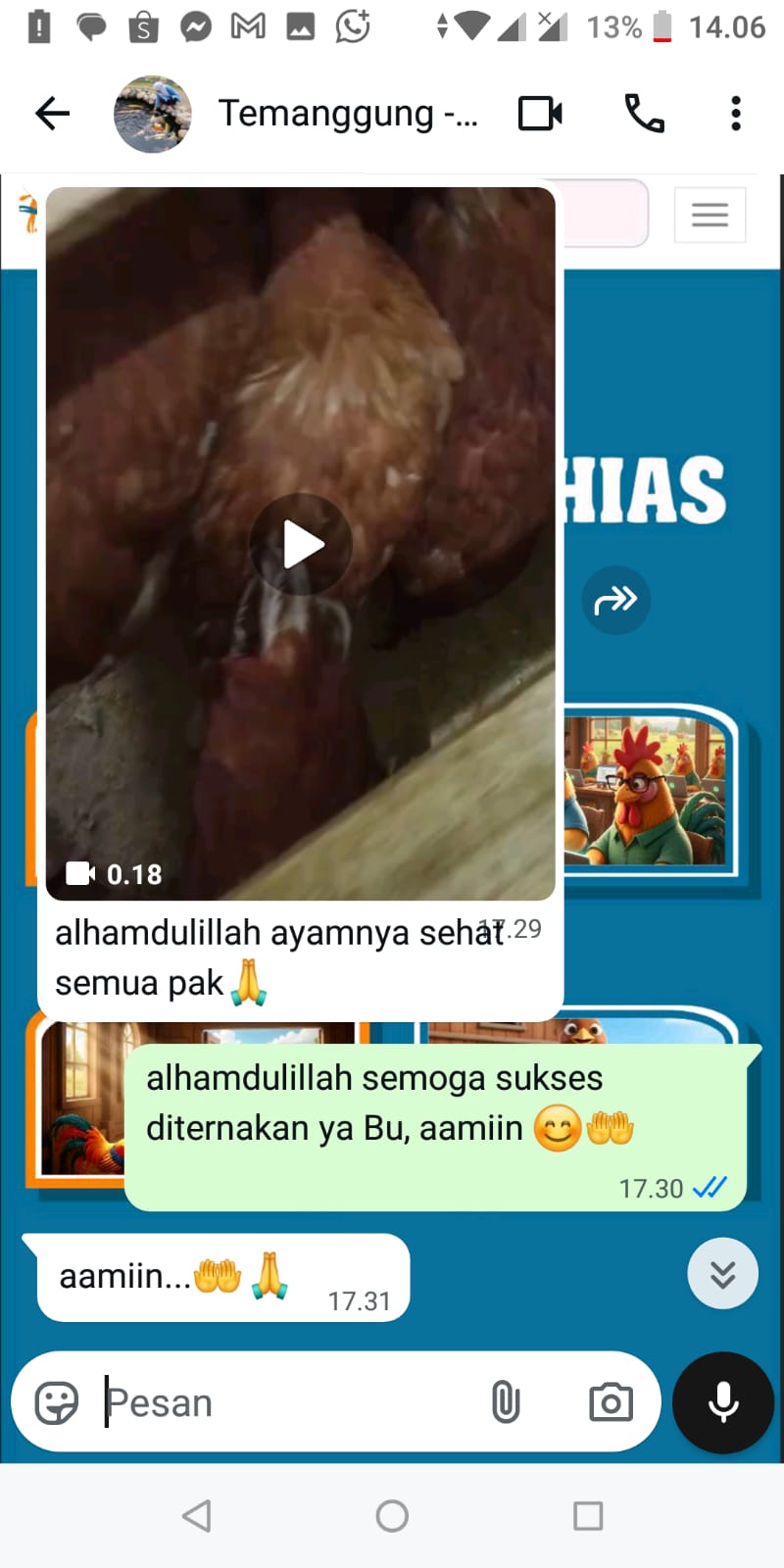 Testimoni Pelanggan Ternakhias