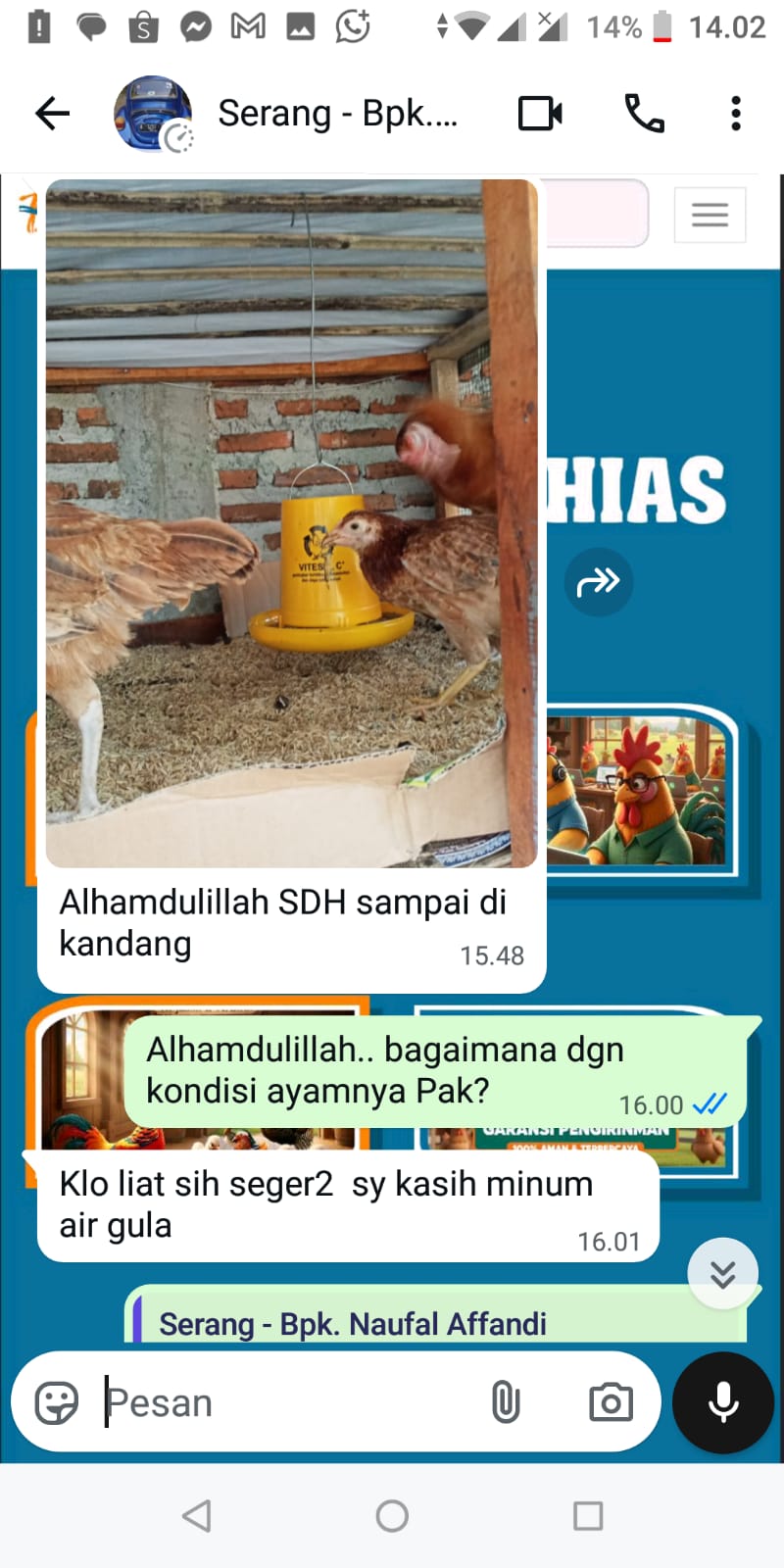 Testimoni Pelanggan Ternakhias