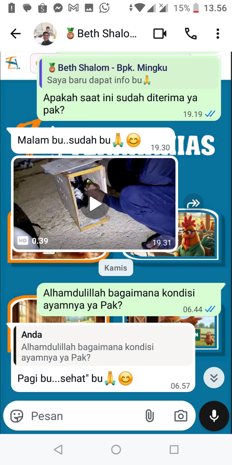 Testimoni Pelanggan Ternakhias