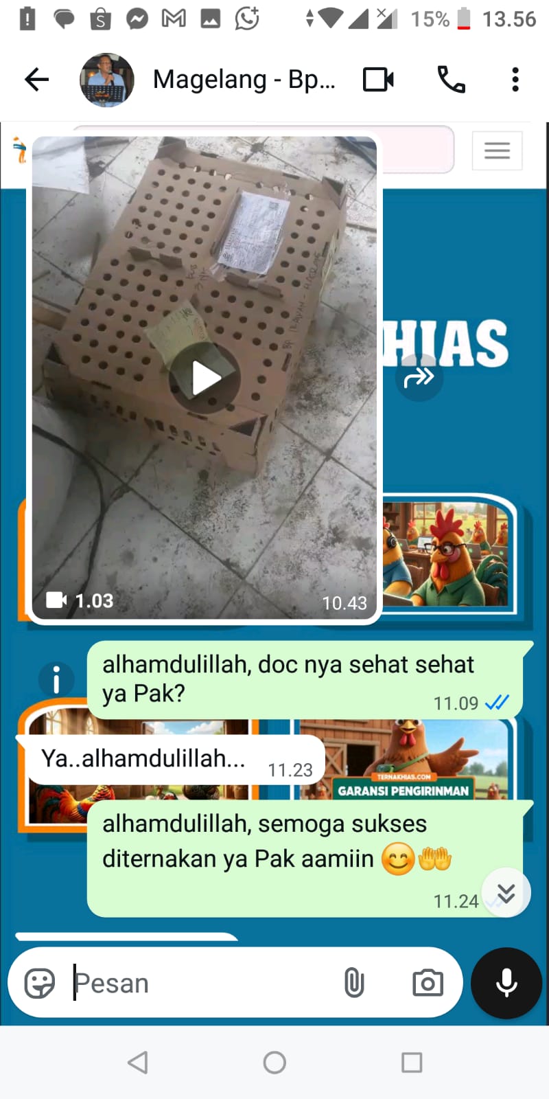 Testimoni Pelanggan Ternakhias