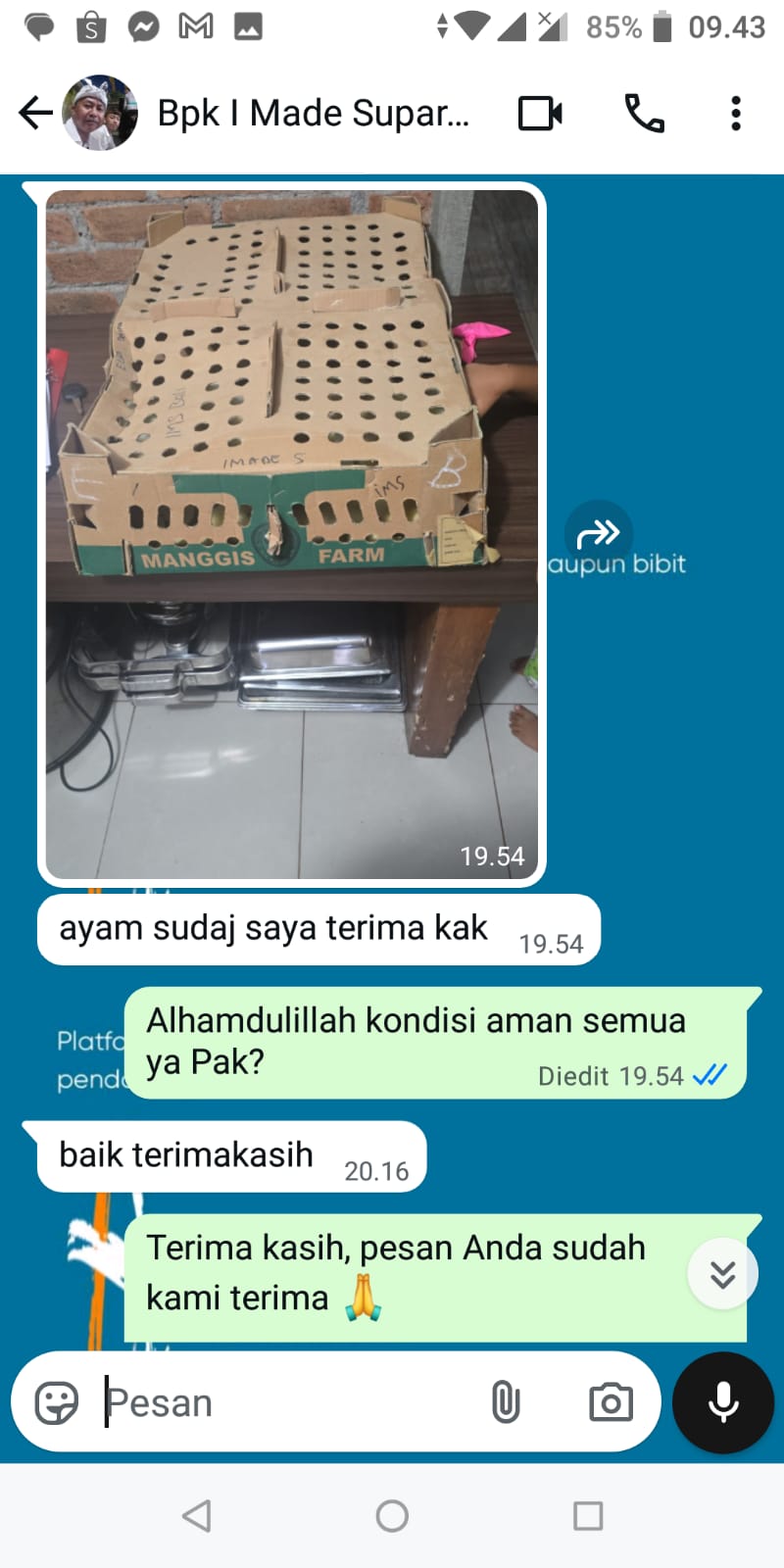 Testimoni Pelanggan Ternakhias