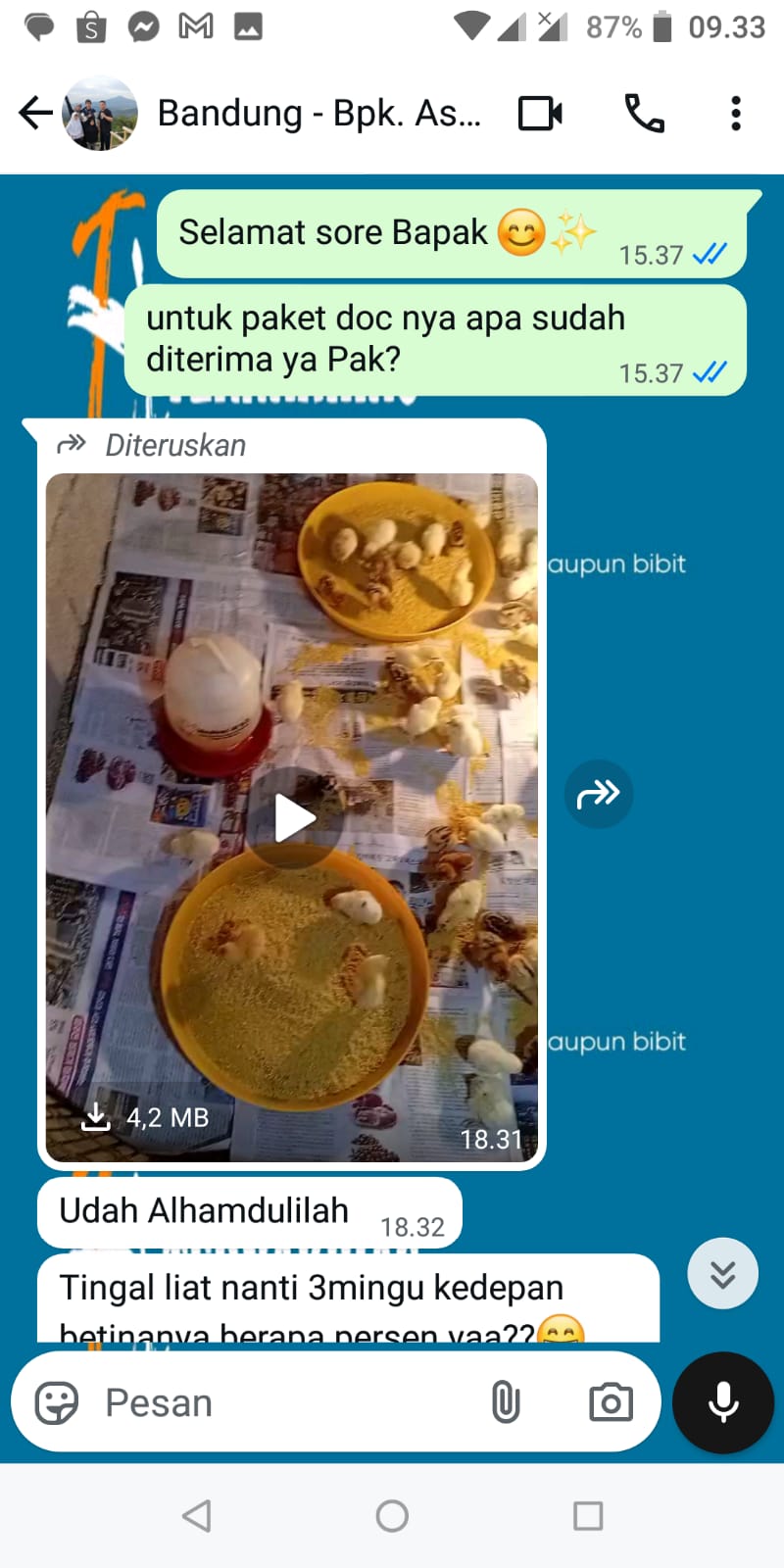 Testimoni Pelanggan Ternakhias