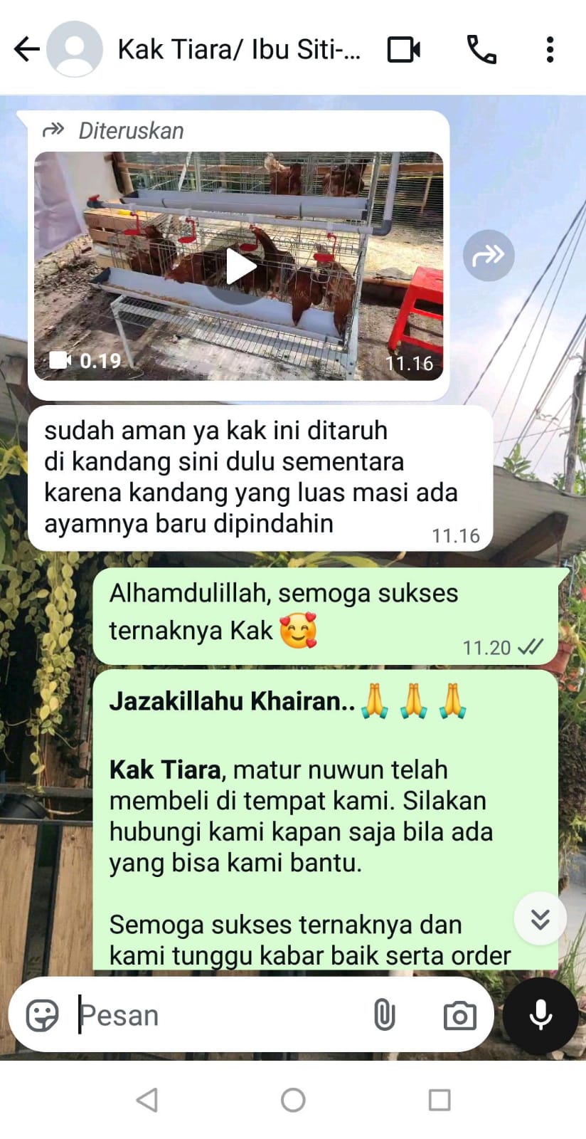 Testimoni Pelanggan Ternakhias
