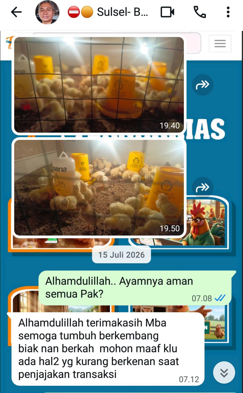 Testimoni Pelanggan Ternakhias