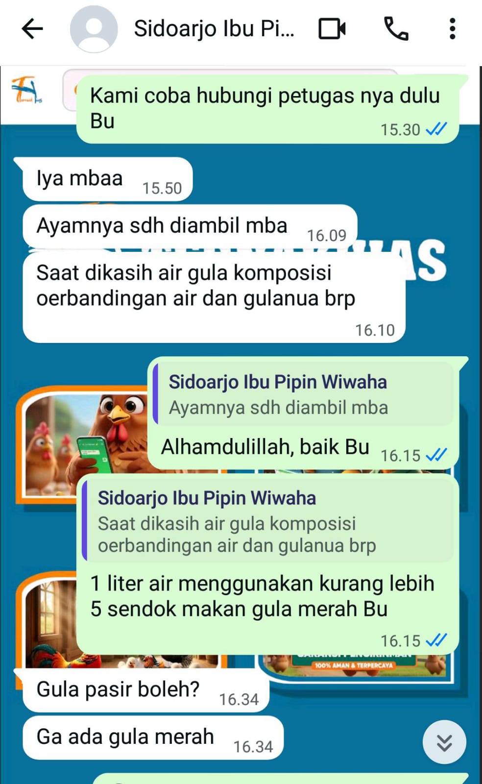 Testimoni Pelanggan Ternakhias