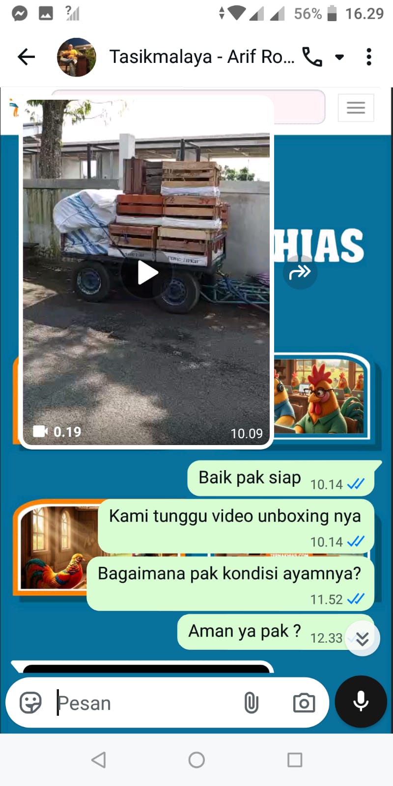 Testimoni Pelanggan Ternakhias