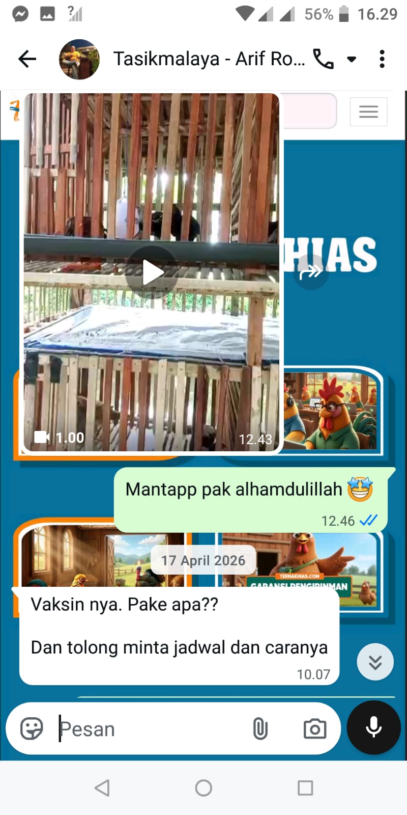 Testimoni Pelanggan Ternakhias