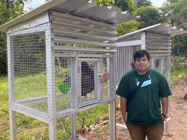 Kandang Minimalis Ayam Hias