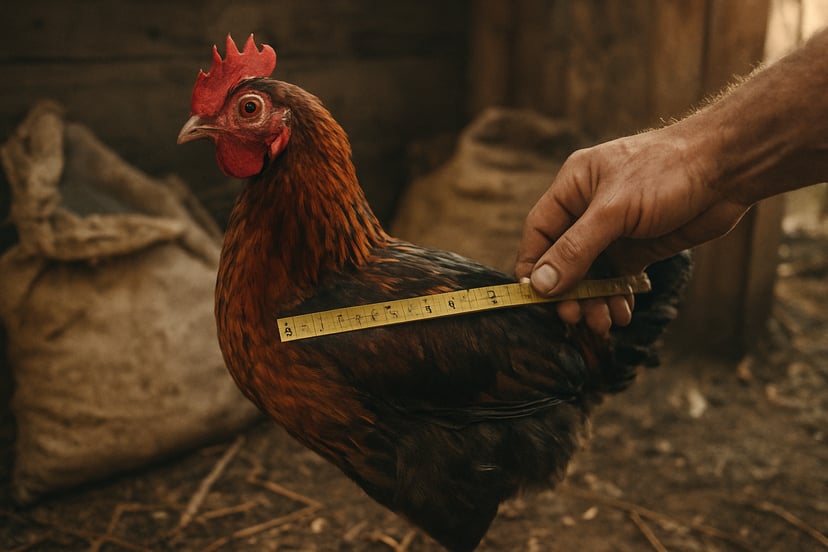 Pengecekan pertumbuhan Ayam KUB