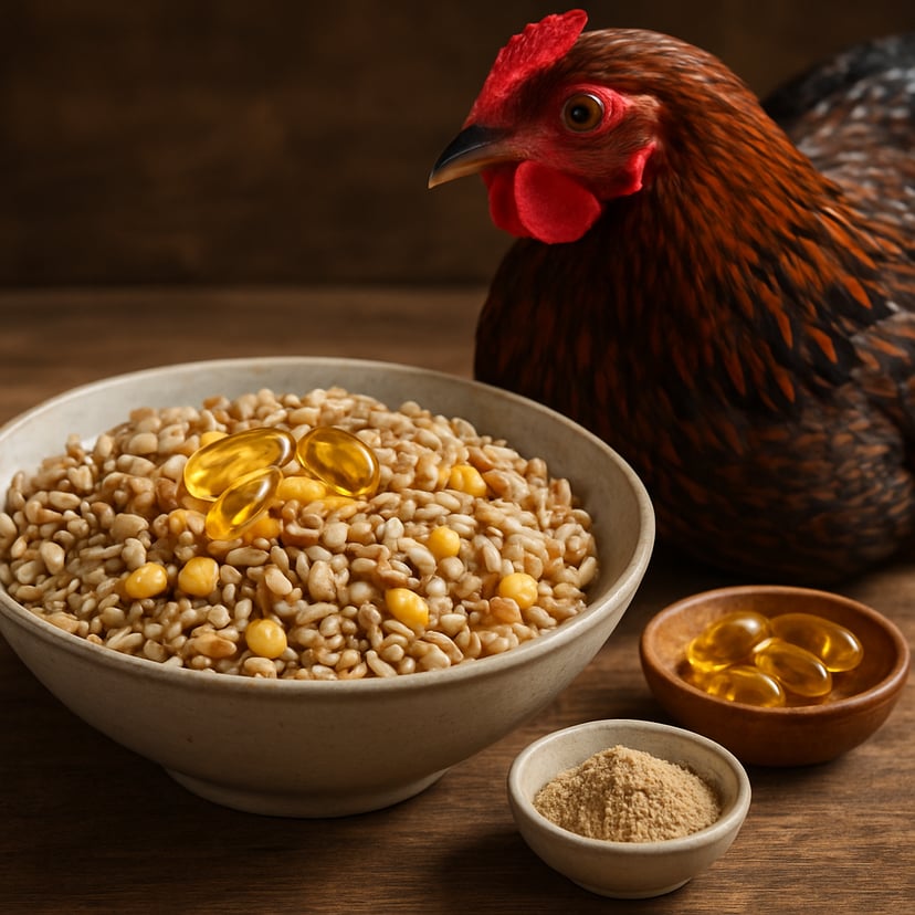 Nutrisi premium untuk perawatan bulu Ayam Arab