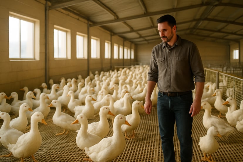 Peternakan Bebek Peking Modern