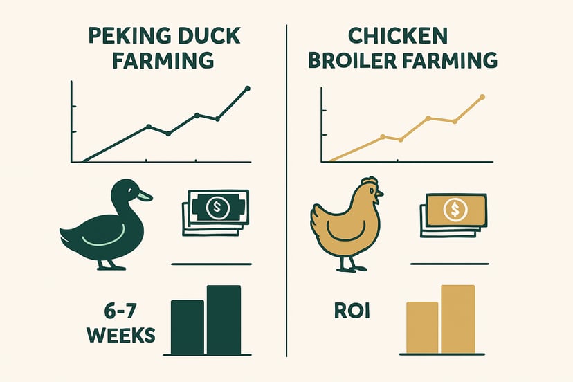 Perbandingan ROI Bebek Peking vs Ayam Broiler