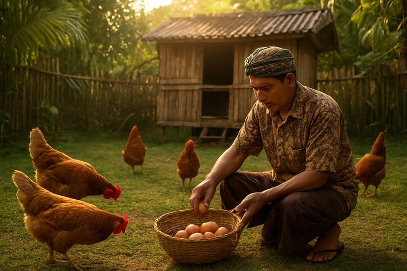 Peternakan ayam petelur di Indonesia