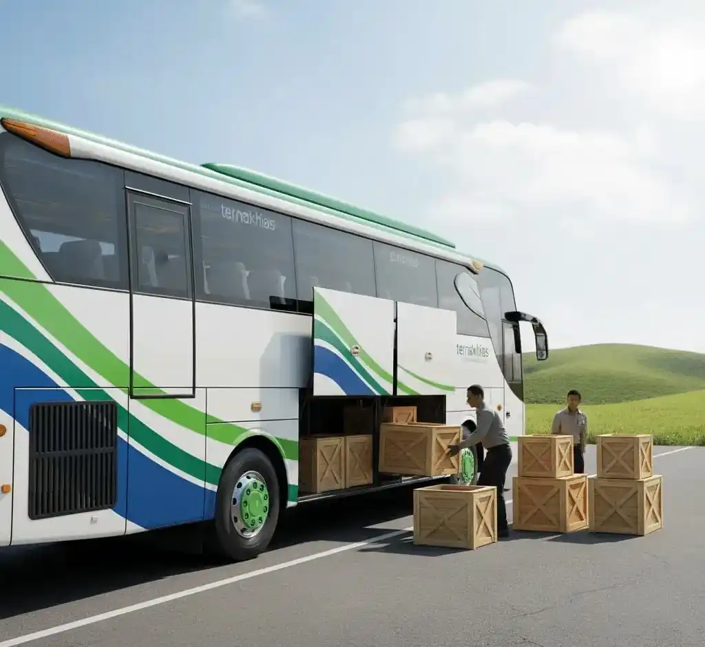 Pengiriman Via Bis <br />(Dalam Pulau Jawa)